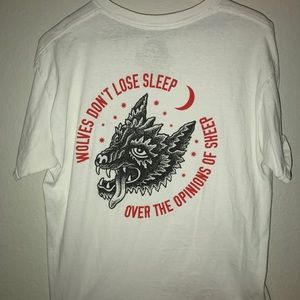 Graphic White Short Sleeve Shirt